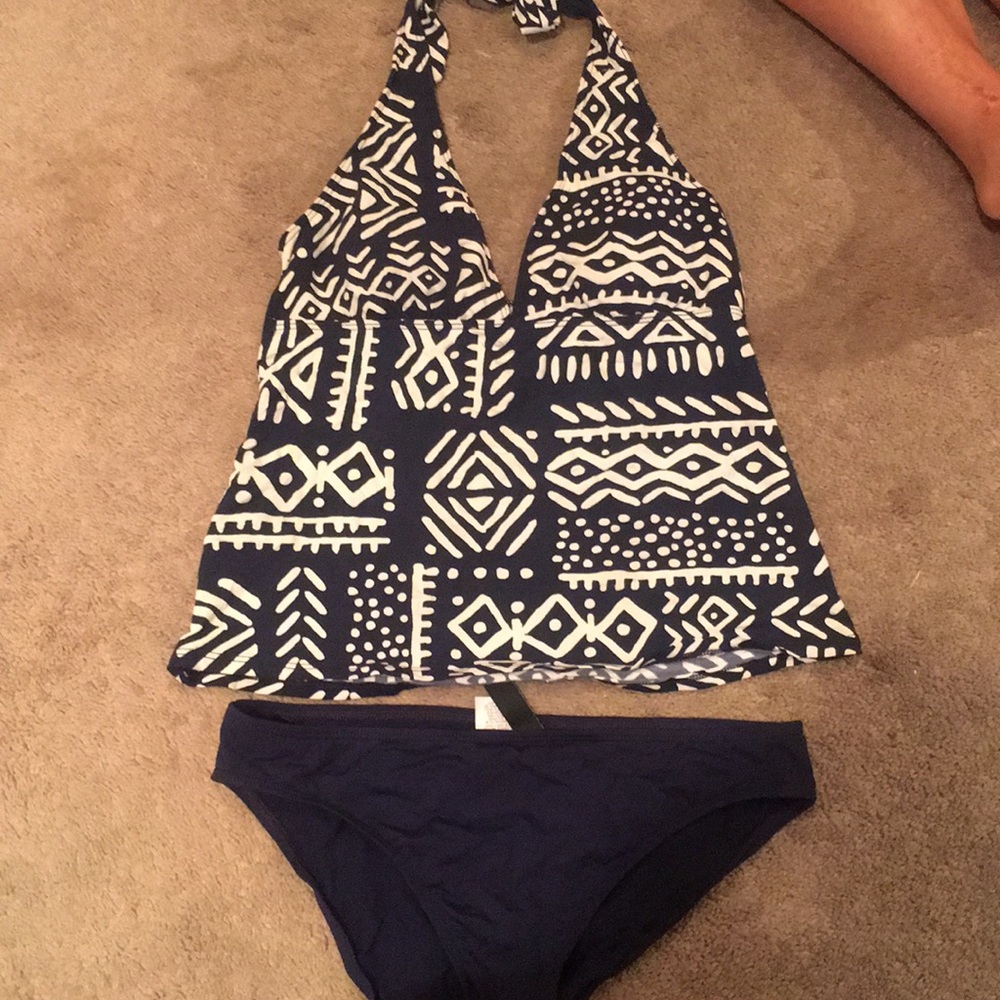 La Blanca patterned tankini